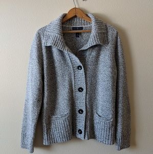 Heathered Gray Cardigan